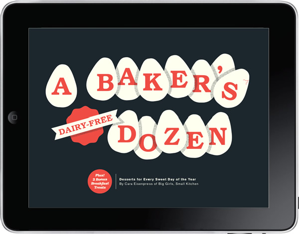 A Baker's Dairy Free Dozen - ipad cover