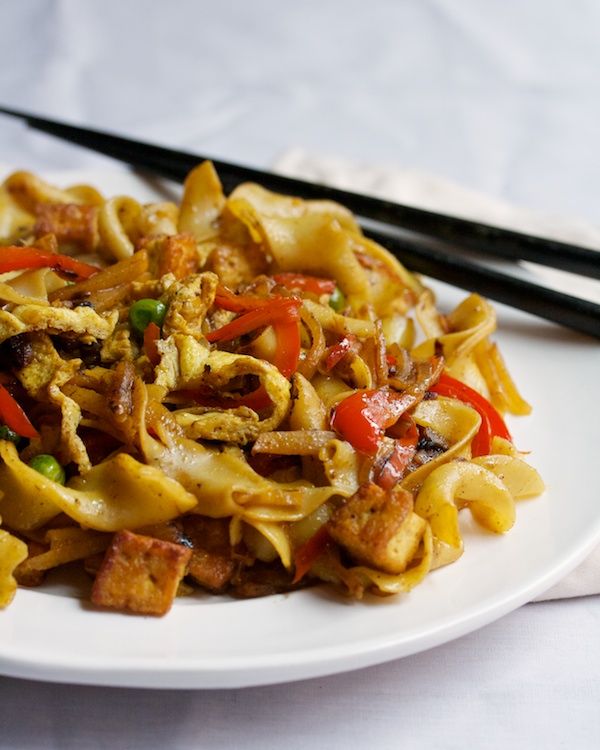 Singapore Curry Noodles with Golden Tofu | Big Girls Small Kitchen
